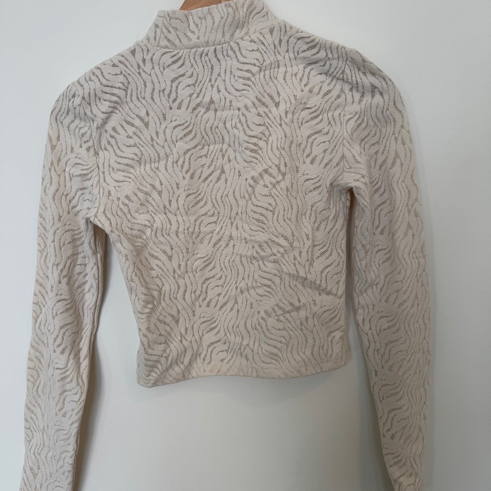 Babaton long sheer shirt